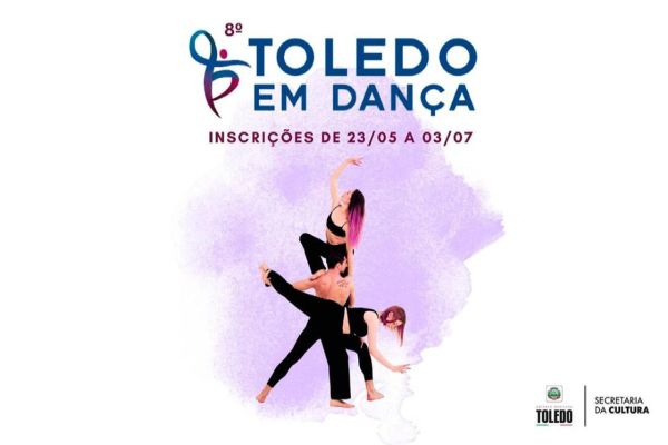Estão abertas as inscrições para a 8º edição do Toledo em Dança; Confira o regulamento