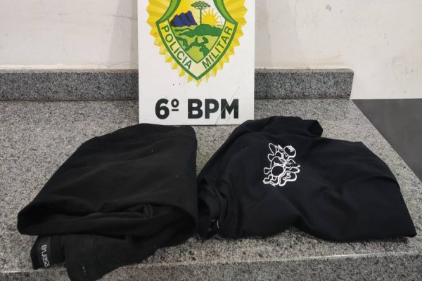 Polícia Militar detém homem acusado de furto em loja no centro de Cascavel