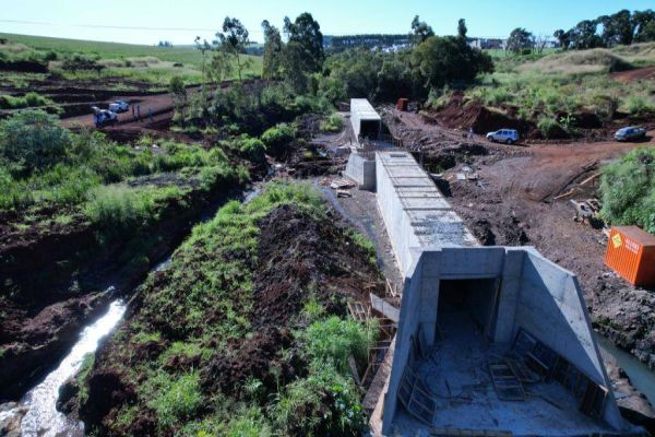 Construção de nova ponte impulsiona ligação entre regiões oeste e norte de Cascavel