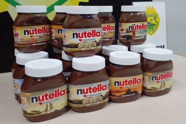 Homem é preso após roubar 17 potes de Nutella em hipermercado no Paraná