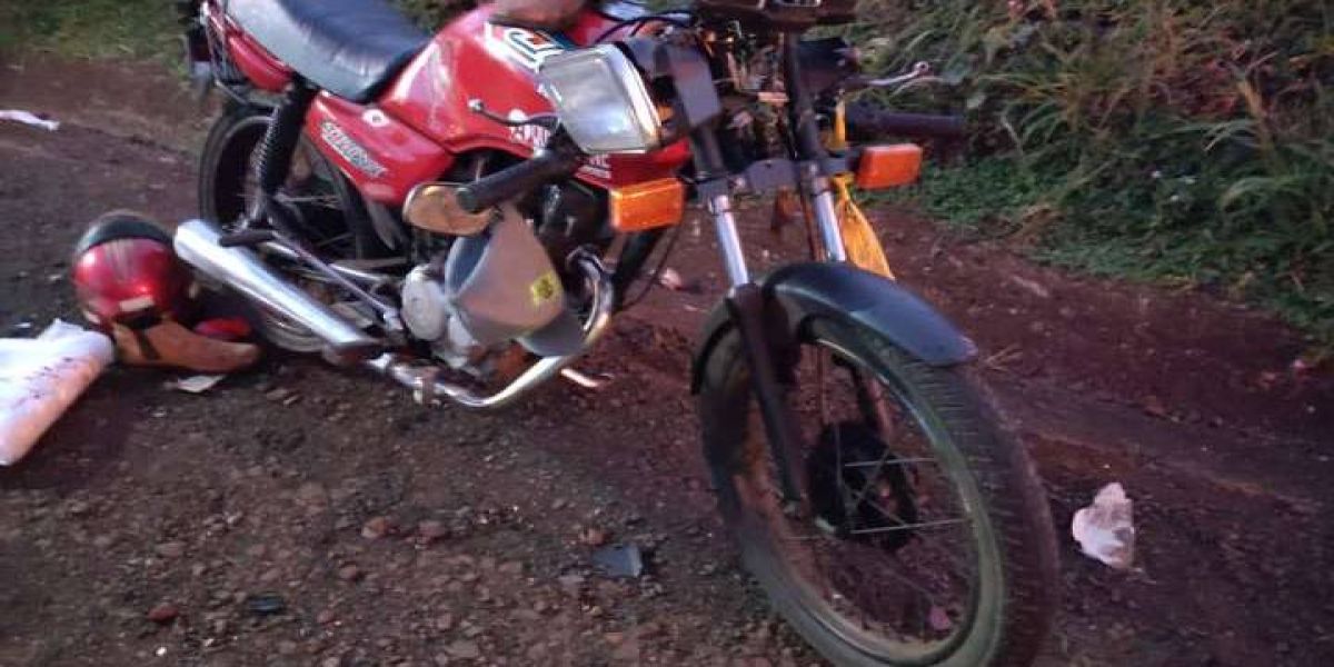 Motociclista morre em acidente na PR-495 em Santa Helena