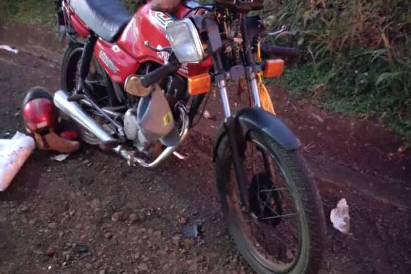 Foto relacionada a notícia: Motociclista morre em acidente na PR-495 em Santa Helena