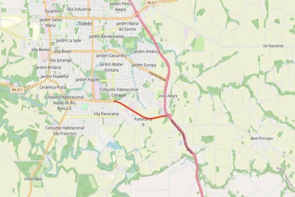 Duplicação em Toledo, na região Oeste, é disputada por nove empresas e três consórcios