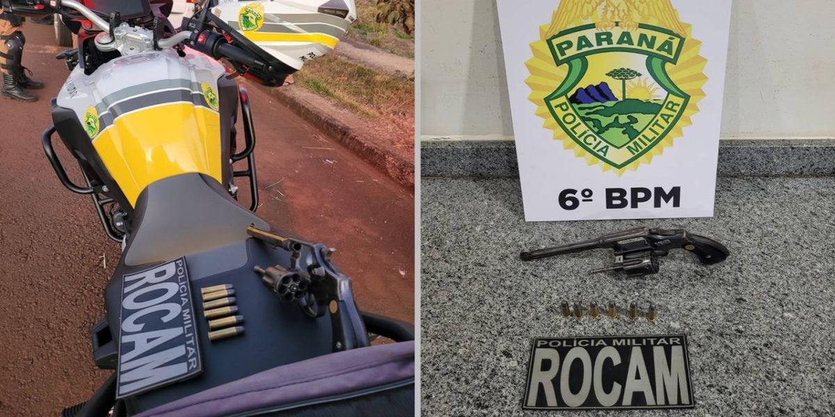 Polícia Militar apreende arma de fogo em abordagem no Loteamento Veredas