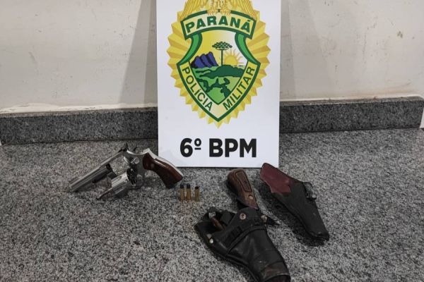 Polícia Militar detém indivíduo por disparo de arma de fogo e posse ilegal no Bairro Cascavel Velho