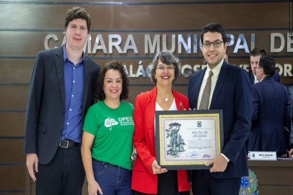 Vereadores homenageiam Defensoria Pública por 12 anos de qualidade no atendimento