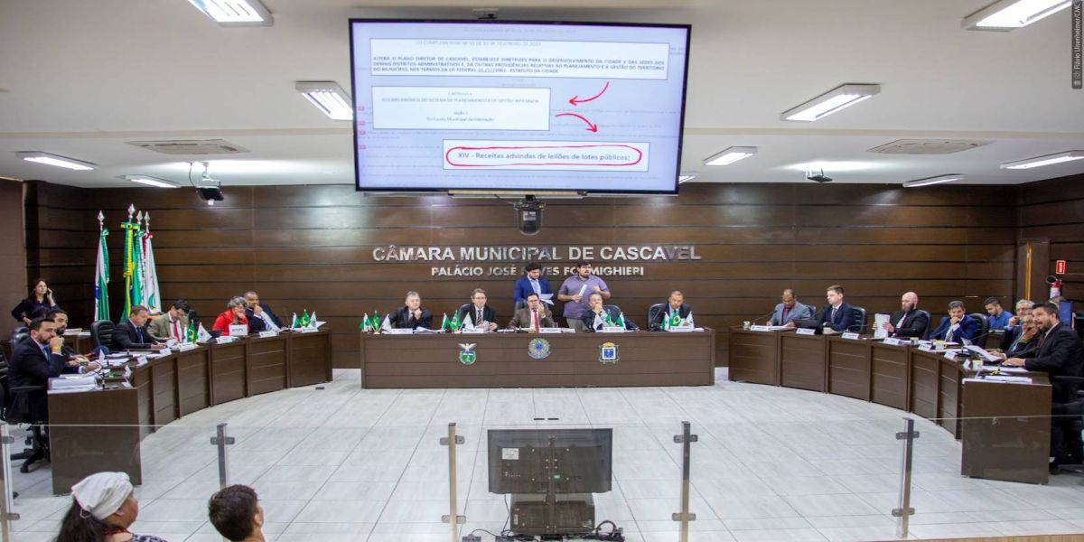 Câmara de Cascavel aprova Plano Diretor e novo perímetro urbano