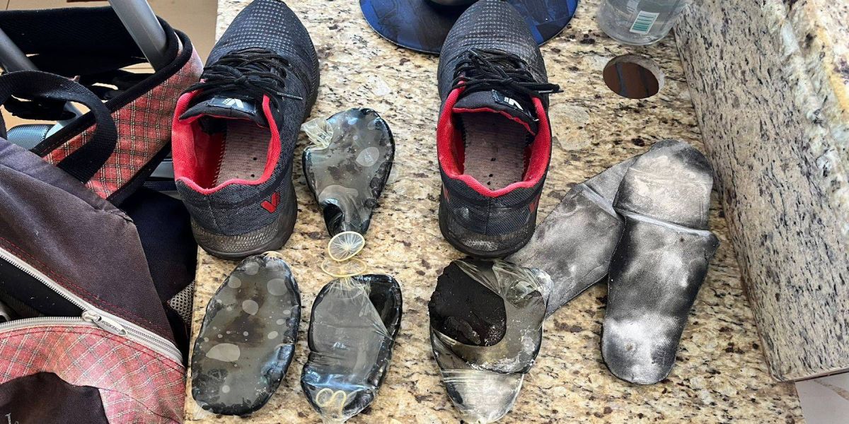 PRF apreendem 22kg de maconha em formato de "palmilha de tênis" em Santa Terezinha de Itaipu