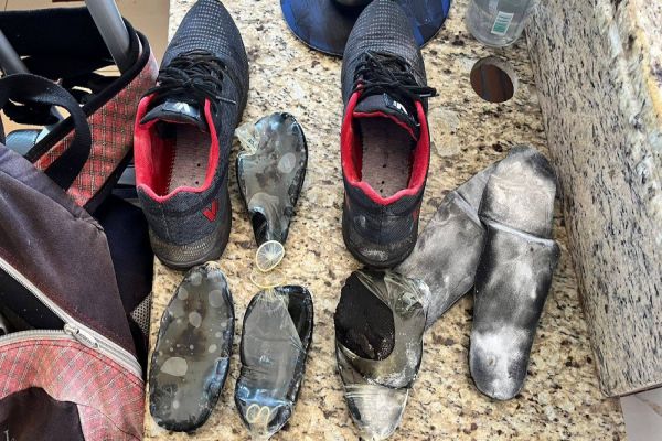 PRF apreendem 22kg de maconha em formato de "palmilha de tênis" em Santa Terezinha de Itaipu