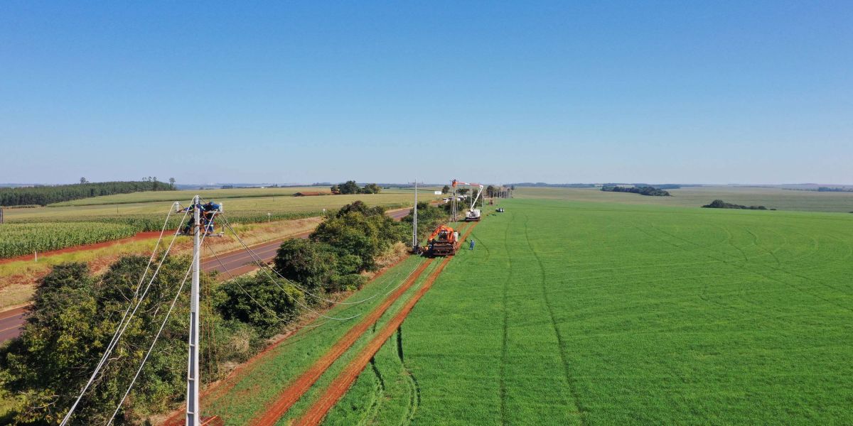 Copel entrega 12,5 mil km de novas redes do Paraná Trifásico e programa alcança 50%