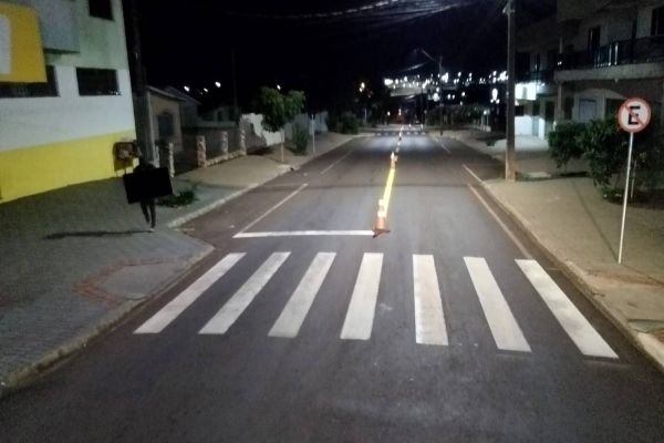 Avanço: Transitar inicia os serviços de sinalização da Rota Sul em Cascavel