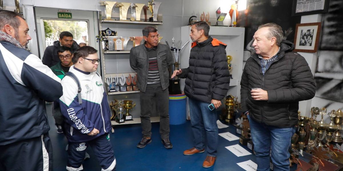 Representante do Comitê Paralímpico Brasileiro conhece a estrutura do paradesporto em Cascavel