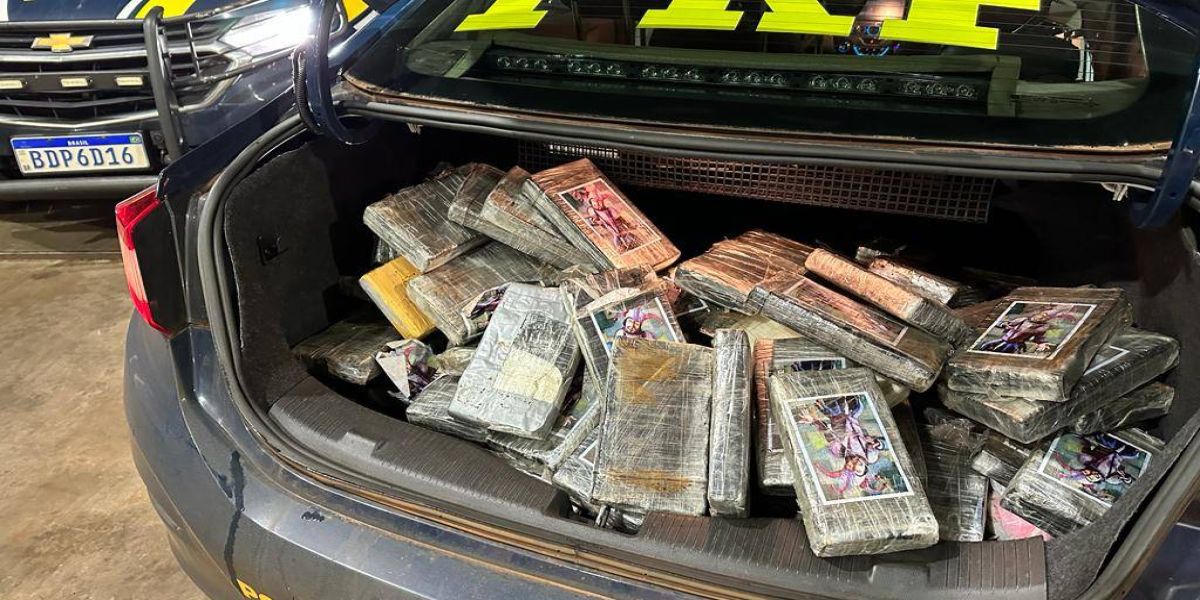 Polícia Rodoviária Federal apreende 80,5 Kg de cocaína em veículo na BR-369 em Goioerê