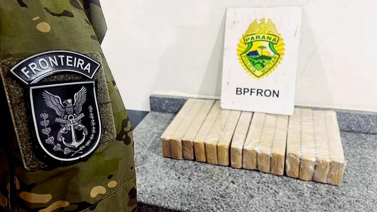Foto relacionada a notícia: BPFRON realiza apreensão de drogas em Cascavel e detém menor de idade