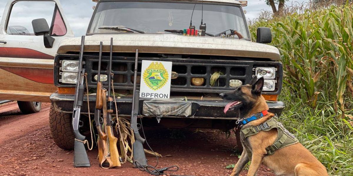 BPFron realiza perseguição e desarticula grupo de caçadores ilegais em Nova Santa Rosa