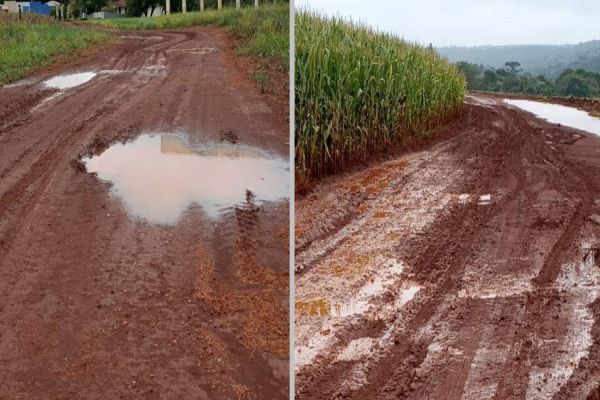 Santello pede urgência na adequação e cascalhamento da estrada Santa Bárbara