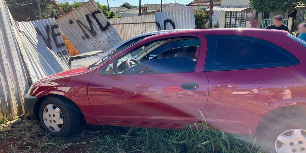 Condutora sem CNH se envolve em colisão de trânsito no Bairro Floresta