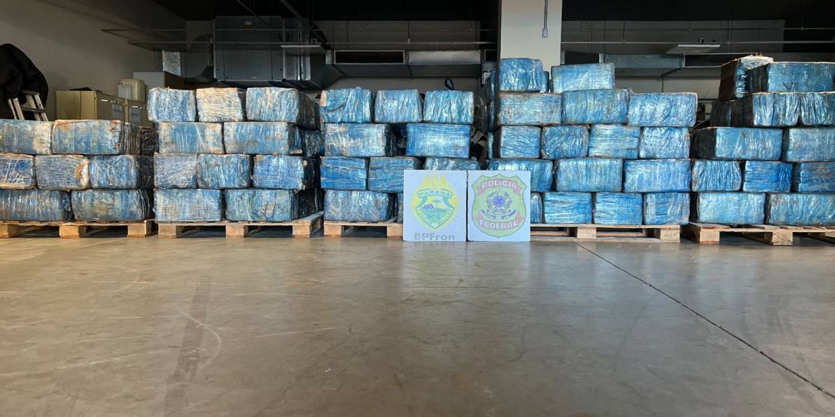 BPFRON e PF apreendem mais de 3 toneladas de maconha em Toledo