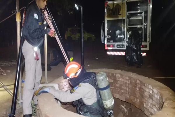 Caseiro é encontrado morto em poço com os pés e as mãos amarradas no norte do Paraná