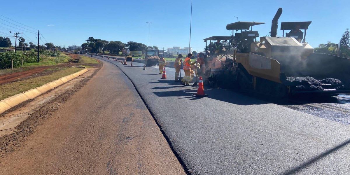 Com viadutos prontos, duplicação da BR-277 em Cascavel chega a 70,8% de execução