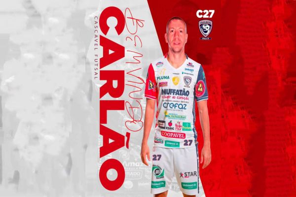 Carlão retorna ao Cascavel Futsal para a temporada com grandes expectativas