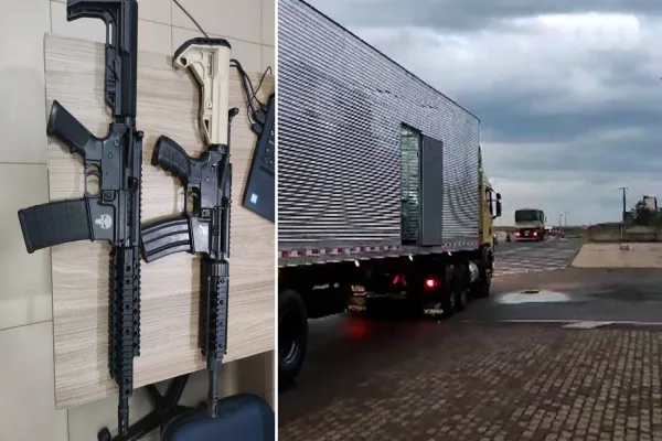 Foto relacionada a notícia: PRF realiza grande apreensão de drogas, armas e munições na BR-277 em Cascavel