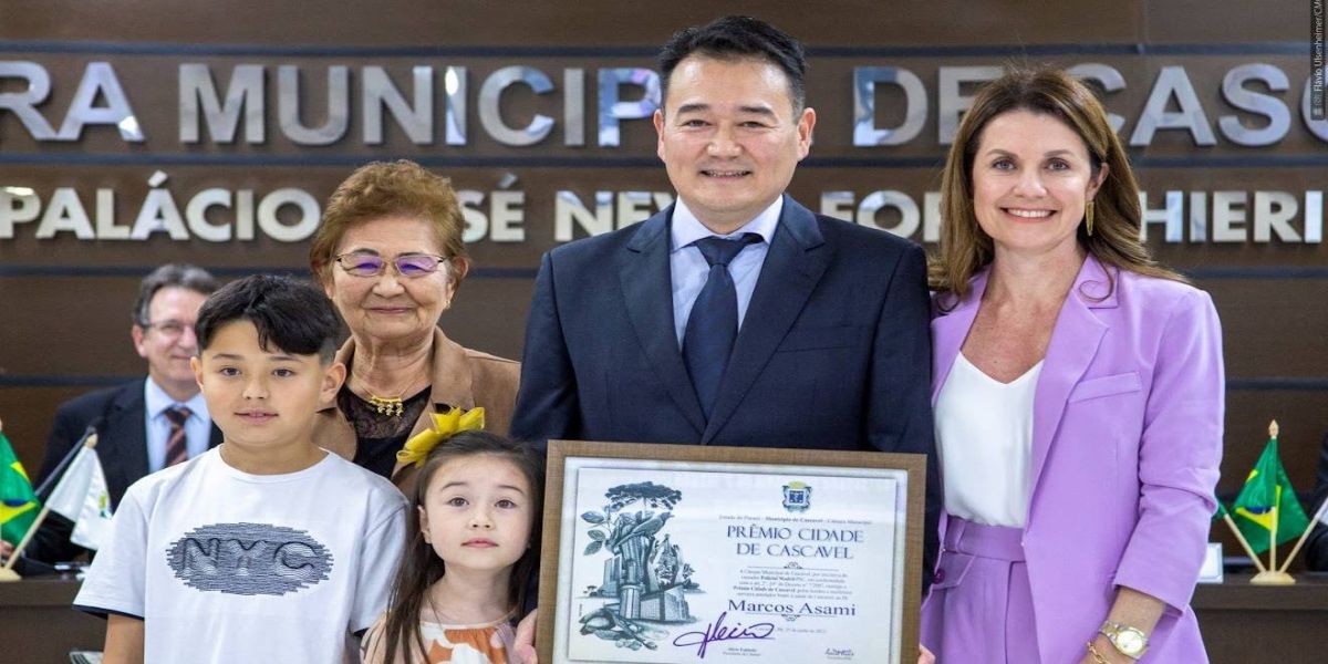 Doutor Marcos Asami recebe prêmio ‘Cidade de Cascavel’