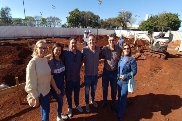 Apae de Cascavel visita as obras do Centro Para +Vida de Cascavel