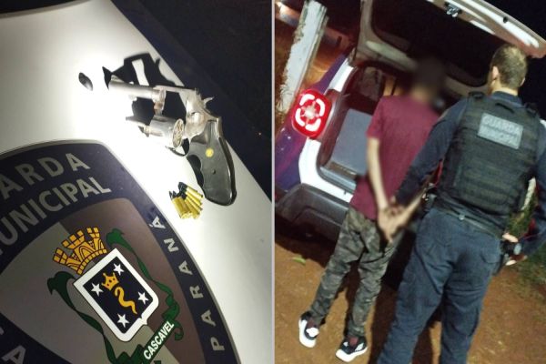 Homem é detido por violência doméstica e posse ilegal de arma de fogo no Bairro Tarumã