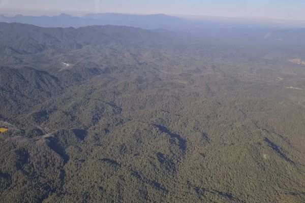 Imagem referente a notícia: Aeronave com três ocupantes é encontrada após dias de busca na Serra do Mar