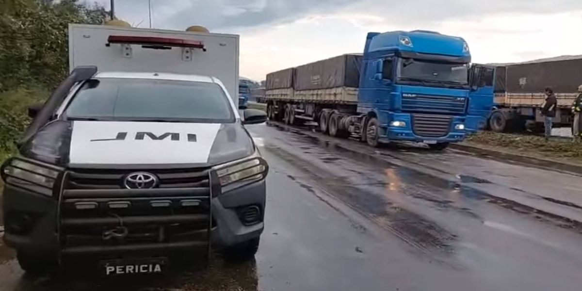 Motorista morre atropelado pelo próprio caminhão na BR-277