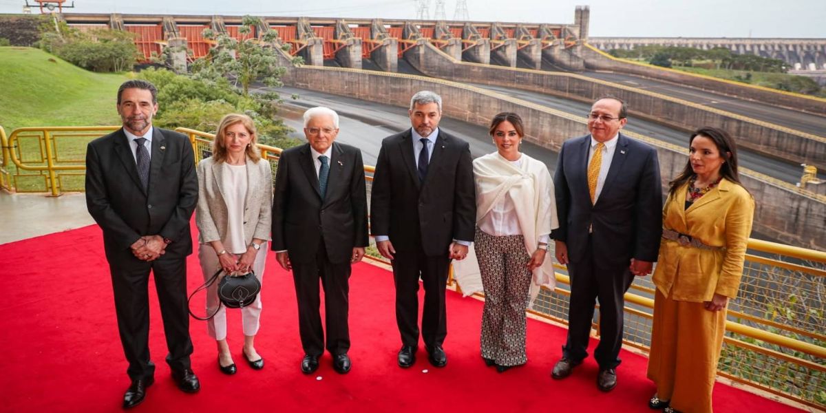 "Monumento da humanidade", diz presidente da Itália sobre usina de Itaipu durante visita