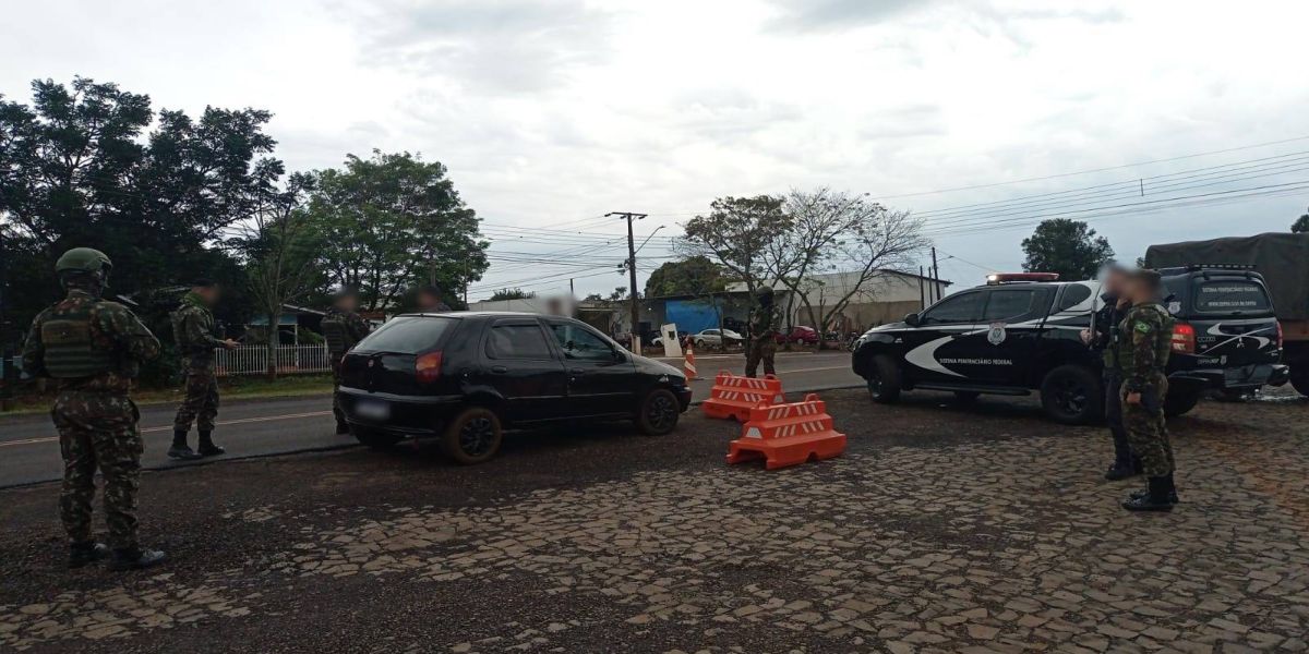 Operação conjunta da PPF e Exército Brasileiro visa combater o crime Organizado na região Oeste