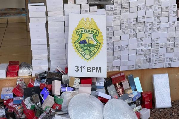 Polícia Militar apreende veículo com mercadorias contrabandeadas em Jesuítas