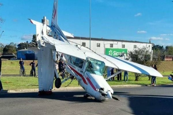 Aeronave de pequeno porte cai em distrito próximo ao aeroporto de União da Vitória
