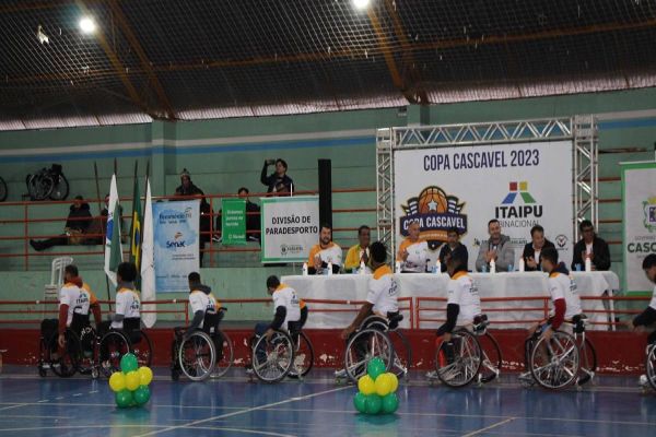 Imagem referente a notícia: Copa Cascavel de Basquete em Cadeira de Rodas movimenta o paradesporto na região oeste