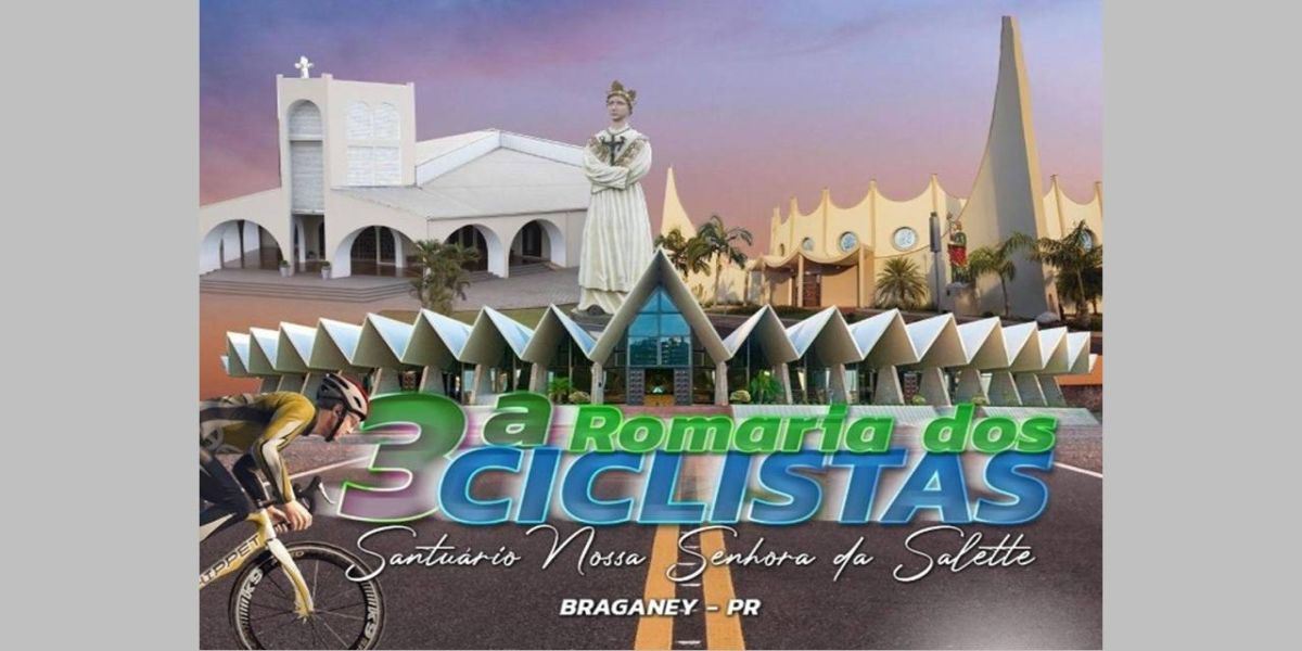 Abertas as inscrições para a 3ª Romaria Ciclística ao Santuário Nossa Senhora da Salette em Braganey