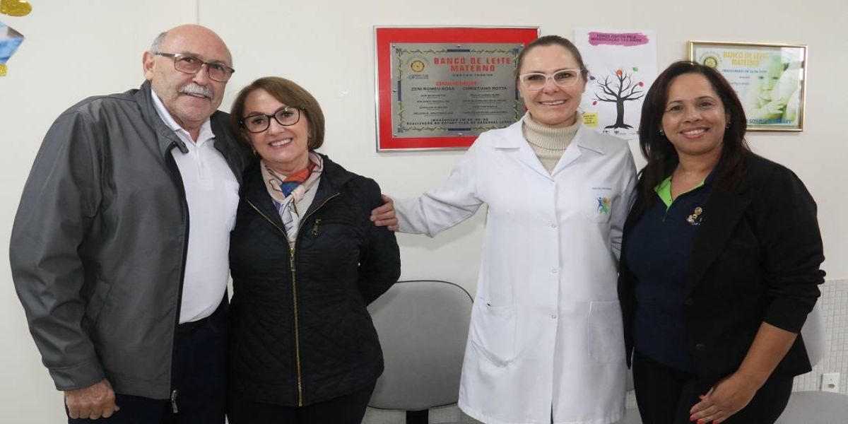 Banco de Leite do HUOP recebe governador do Rotary distrito 4.440