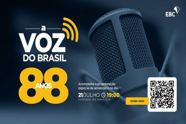 Imagem referente a notícia: Voz do Brasil completa 88 anos com programa especial