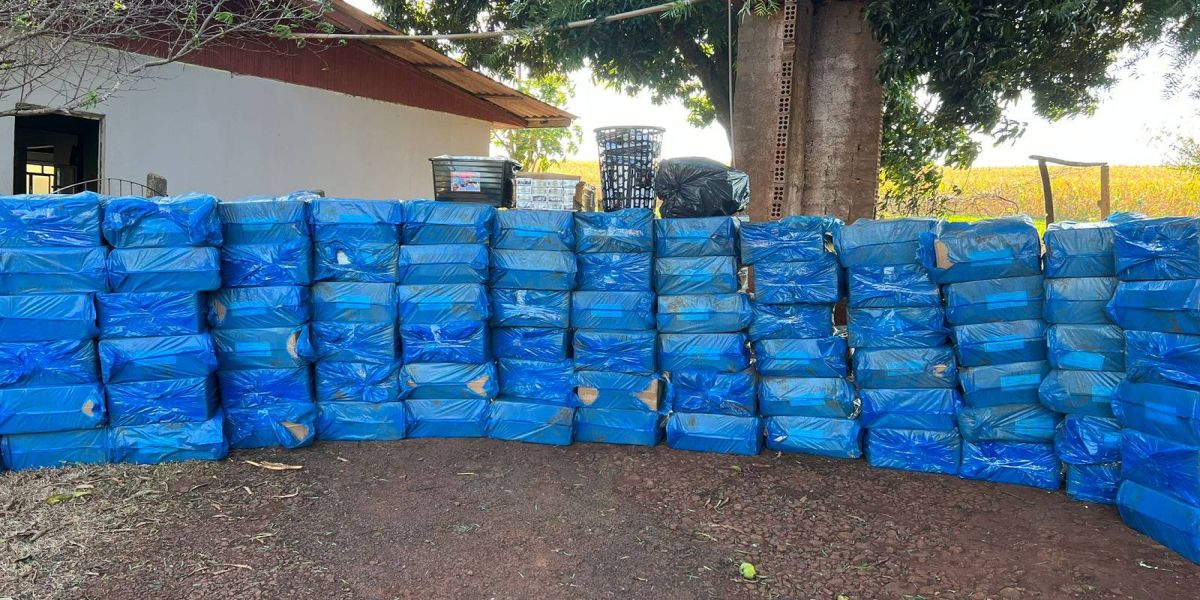PF fecha deposito de cigarros estrangeiros contrabandeados em Santa Helena