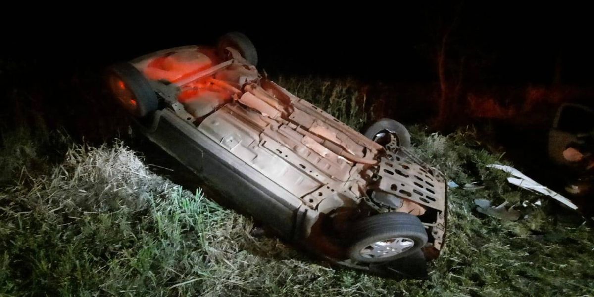 Duas pessoas morrem em forte colisão na PR-585 em Vera Cruz do Oeste