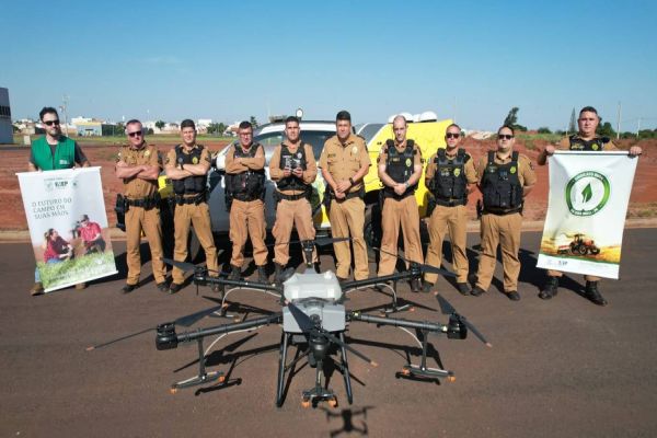 Policiais Militares recebem treinamento de "Operação de Drones" para reforçar a segurança pública