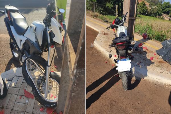 Motociclista de 41 anos morre após colisão com poste em Missal