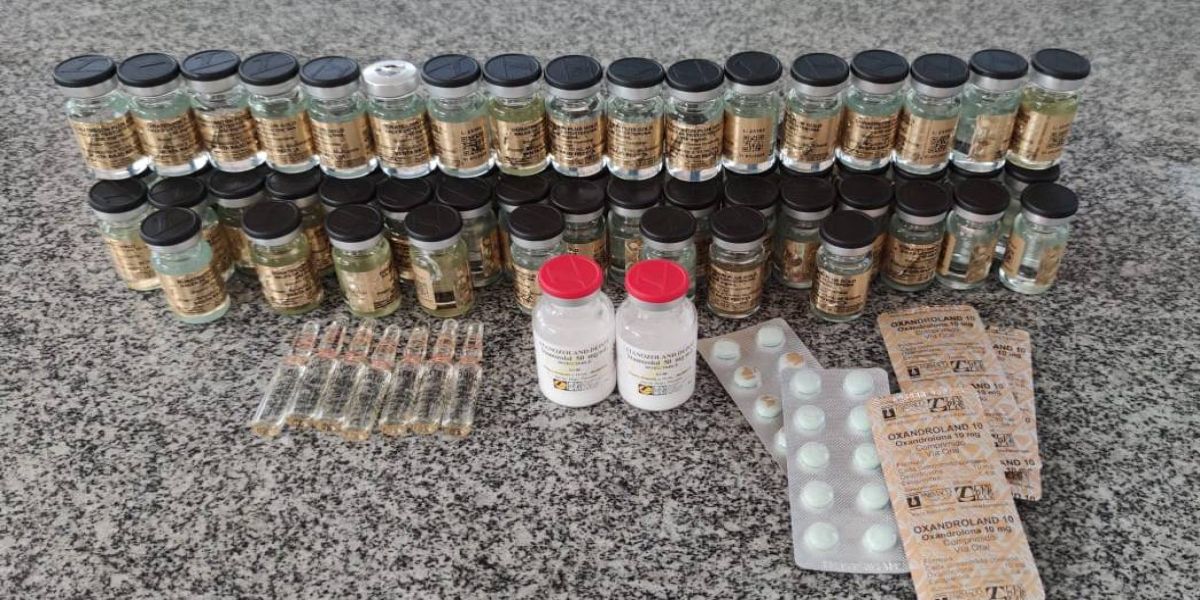 PRF Cascavel apreende medicamentos anabolizantes em ônibus na BR-277 em Catanduvas