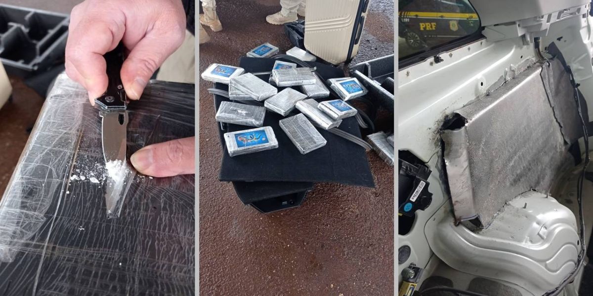 Casal paraguaio é preso com 40 kg de cocaína em Cascavel