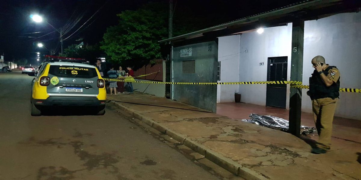 Homicídio em Capitão Leônidas Marques: Autor foge após disparo fatal