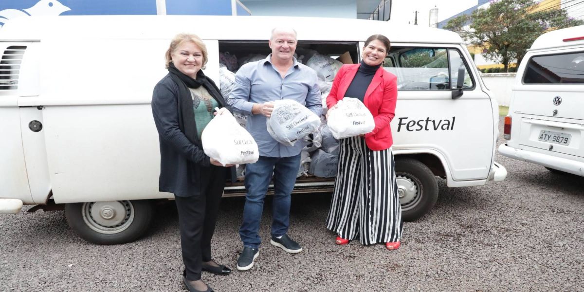 Provopar de Cascavel recebe doações para famílias em situação de vulnerabilidade social