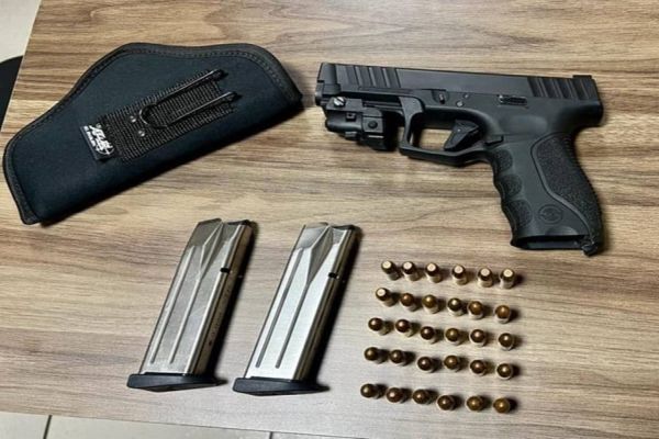 Motorista de ônibus age com rapidez e PRF apreende homem de 29 anos armado na BR-369