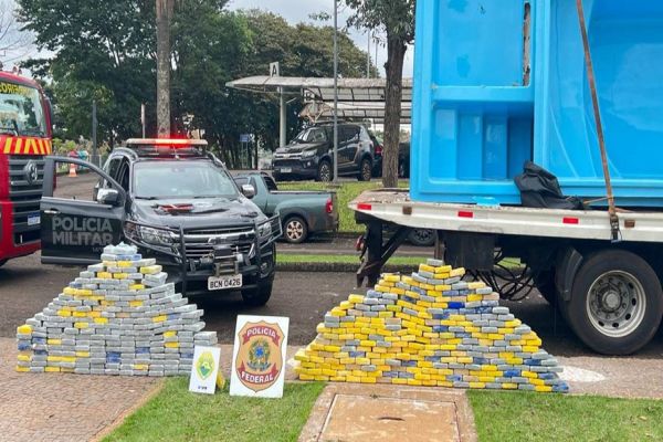 Ação Integrada resulta na apreensão de mais de 470 kg de cocaína dissimulados em piscinas de fibra