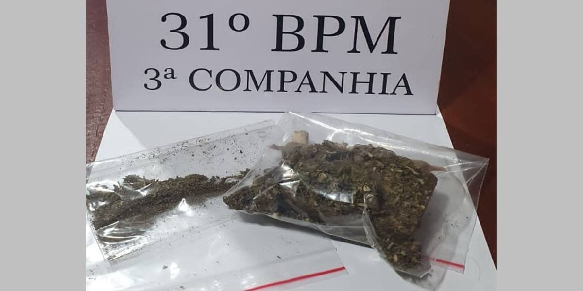 Trio é flagrado com drogas durante patrulhamento da PM em Corbélia